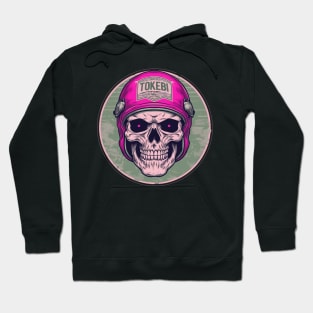 Cafe Racer Biker Helmet Skull Hoodie